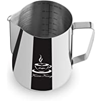 Jarra de leche OneChois jarra de leche de acero inoxidable perfecta para espumador de leche Capuchino espuma de leche…